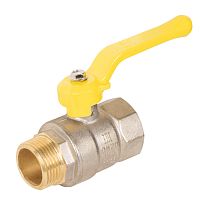 LD 47.363.20 Кран шаровой латунный LD Pride 47.20.В-Н.Р GAS Ду20 Ру40 вн-нр (рычаг)
