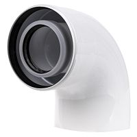 RTF20.069 Колено для конденсационных котлов Royal Thermo диам. 60/100L MF 90гр