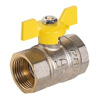 LD 47.360.25 Кран шаровой латунный LD Pride 47.25.В-В.Б GAS Ду25 Ру40 (бабочка)