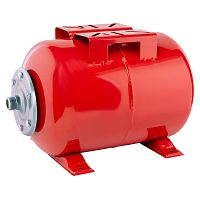 TANK24V Гидроаккумулятор PUMPMAN вертикальный красный, фланец н/с 24 л
