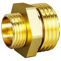LD.65.513.20х15 Ниппель переходной LD DN20х15 нр-нр, латунь