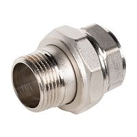 LD.67.530.25 Соединение разъемное прямое (американка) LD DN25 вн-нр, латунь никелированная