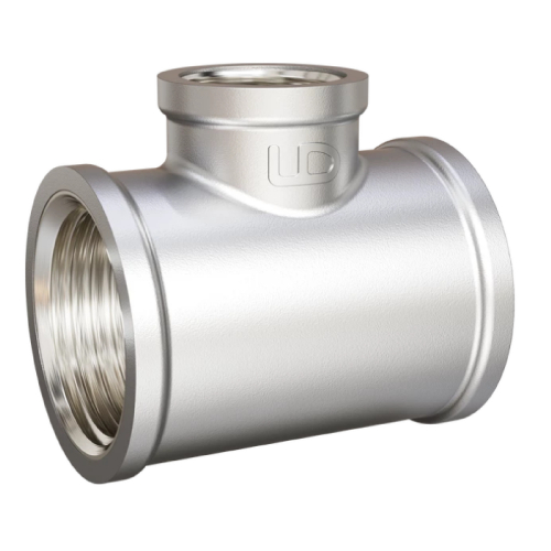 LD.67.533.20x15x20 Тройник переходной LD DN20х15х20 внутренняя резьба, латунь никелированная