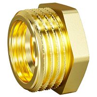 LD.65.517.25х20 Футорка LD Pride DN25х20 (1"НР х 3/4" ВР) латунь (бирка)