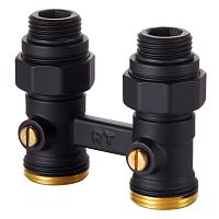 RANPP11234BL Узел нижнего подключения Royal Thermo прямой 1/2"х3/4" EK (черный)