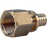 VM51311 Муфта VARMEGA Slide-fit переходная (переходник) с ВН резьбой, 16х1/2", латунная, аксиальная, 