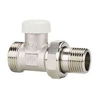 VM10302 Клапан радиаторный VARMEGA 1/2" x 3/4"EK запорный, прямой 