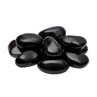Stones M Black Набор керамических камней Firelight для биокамина - M черный, упак_12 шт