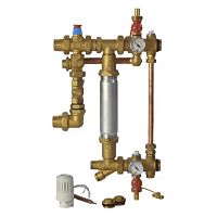 R557RY043 Узел смесительный Giacomini 1" без насоса, 