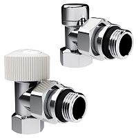 RATVDU11212CH Набор термостатический угловой Royal Thermo Design 1/2"М30х1,5 (Хром)