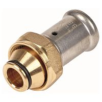 19P-1605 Муфта HENCO для евроконуса, латунь пресс, 16x3/4" EK
