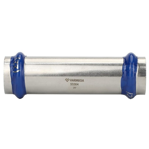 VM703002222 Муфта VARMEGA двухраструбная Inox Press надвижная 22x22