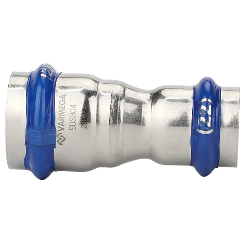 VM702002815 Муфта VARMEGA двухраструбная Inox Press переходная 28x15