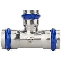 VM719221822 Тройник VARMEGA раструбный Inox Press переходной 22x18x22