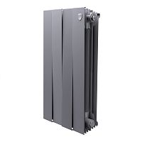 RTPS3050004 Радиатор биметаллический Royal Thermo PianoForte 500 Серебристый - 4 секц.