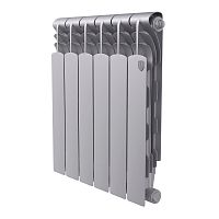 RTRBS3050006 Радиатор биметаллический Royal Thermo Revolution B 500 Серебристый – 6 секц.