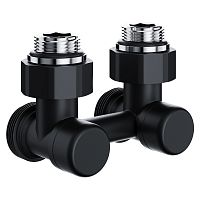 RANDU11234BL Узел нижнего подключения Royal Thermo Design угловой 1/2"х3/4" EK (черный)
