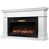 set RTFP/P-AR40LS+California 40 W Каминокомплект: Очаг Royal Thermo Aurora RTFP/P-AR40LS, портал California 42/40/36, белый