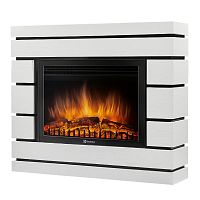 set EFP/P-2520LS N+Moderno 25 WO Каминокомплект: Очаг Electrolux EFP/P-2520LS N, портал Moderno 25 шпон белый дуб
