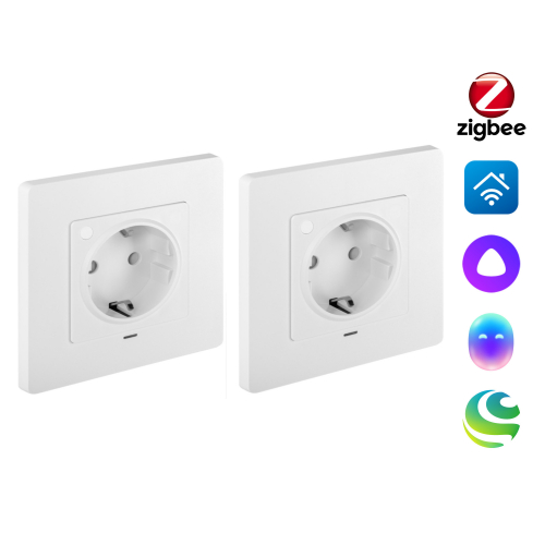 2RKNWOZ01W Комплект две умные встраиваемые розетки HOMMYN 